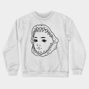 Shark Jaw Crewneck Sweatshirt